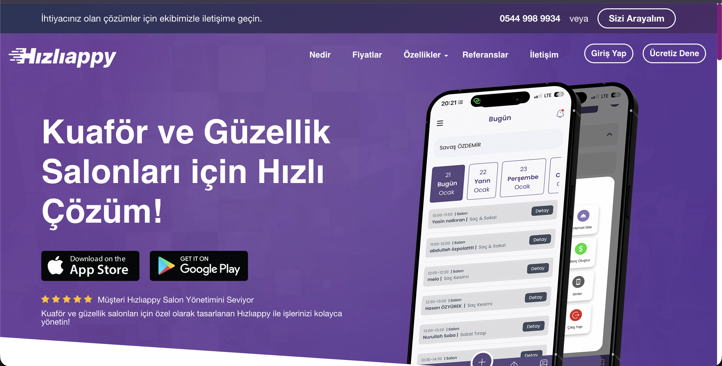 Hızlıappy — Baykuş Pro projesi